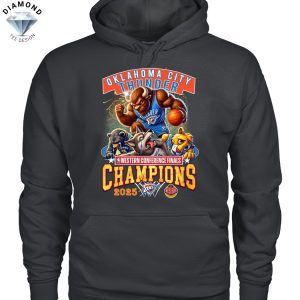 Oklahoma City Thunder Western Conference Finals Champions 2025 Unisex T-Shirt