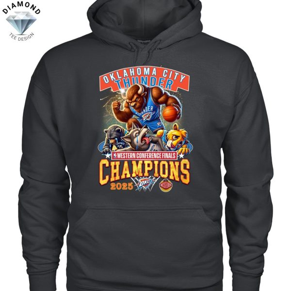 Oklahoma City Thunder Western Conference Finals Champions 2025 Unisex T-Shirt