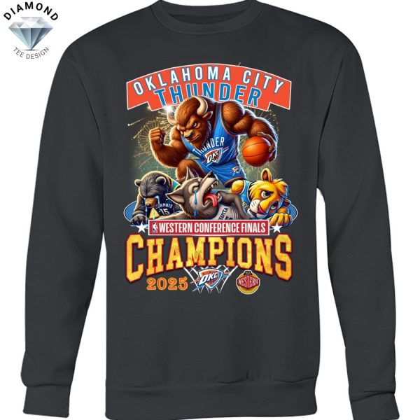 Oklahoma City Thunder Western Conference Finals Champions 2025 Unisex T-Shirt