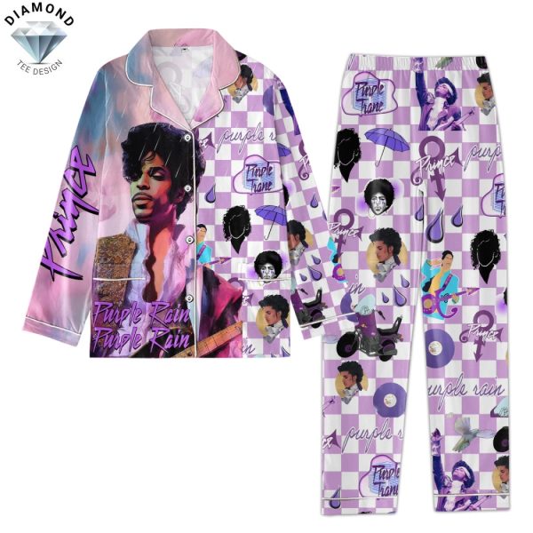 Prince Purple Rain Pajamas Set