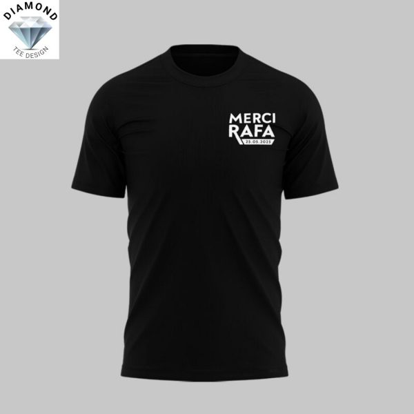 Rafael Nadal 2021-2025 Vamos Rafa Thank You For The Memories 3D T-Shirt – Black