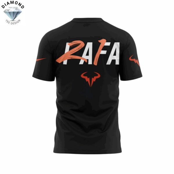 Rafael Nadal Merci Rafa 25-05-2025 3D T-Shirt – Black