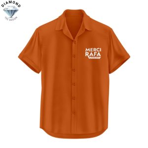 Rafael Nadal Merci Rafa 25-05-2025 Signature Hawaiian Shirt – Orange