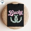 Retro Shamrock Cute St Patricks Day Design Shirt