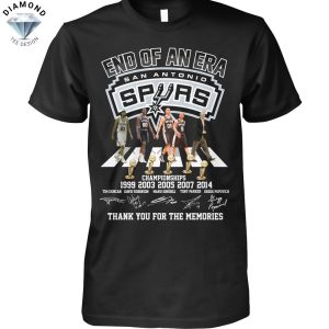 San Antonio Spurs End Of An Era Signature Thank You For The Memories Unisex T-Shirt