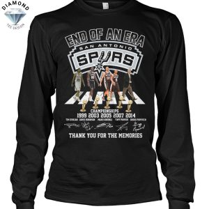 San Antonio Spurs End Of An Era Signature Thank You For The Memories Unisex T-Shirt