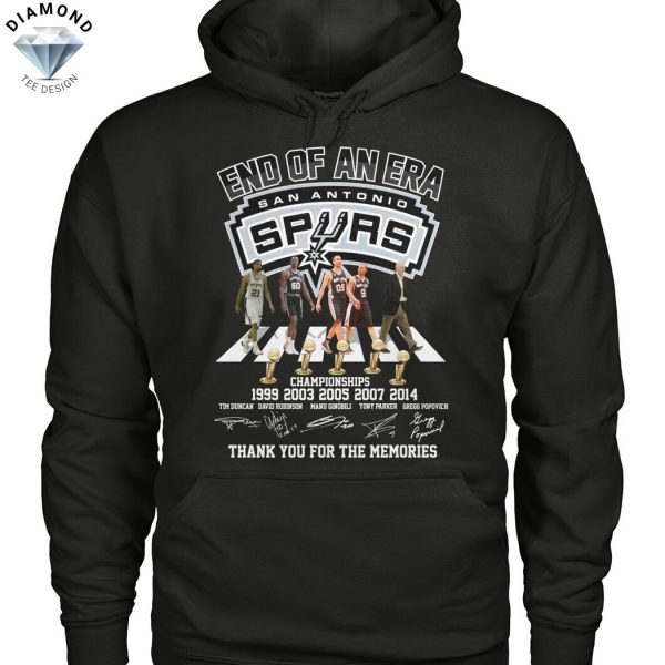 San Antonio Spurs End Of An Era Signature Thank You For The Memories Unisex T-Shirt