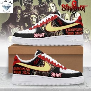 Slipknot European Tour 2025 Air Force 1 Shoes