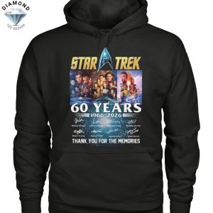 Star Trek 60 Years 1966-2026 Signature Thank You For The Memories Unisex T-Shirt
