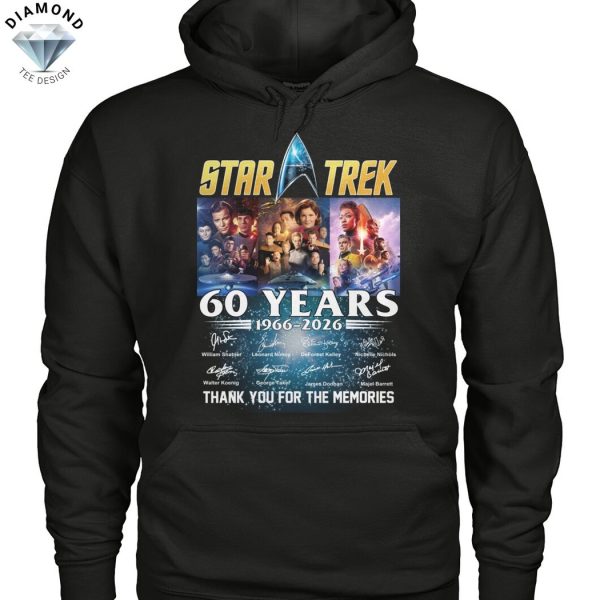 Star Trek 60 Years 1966-2026 Signature Thank You For The Memories Unisex T-Shirt