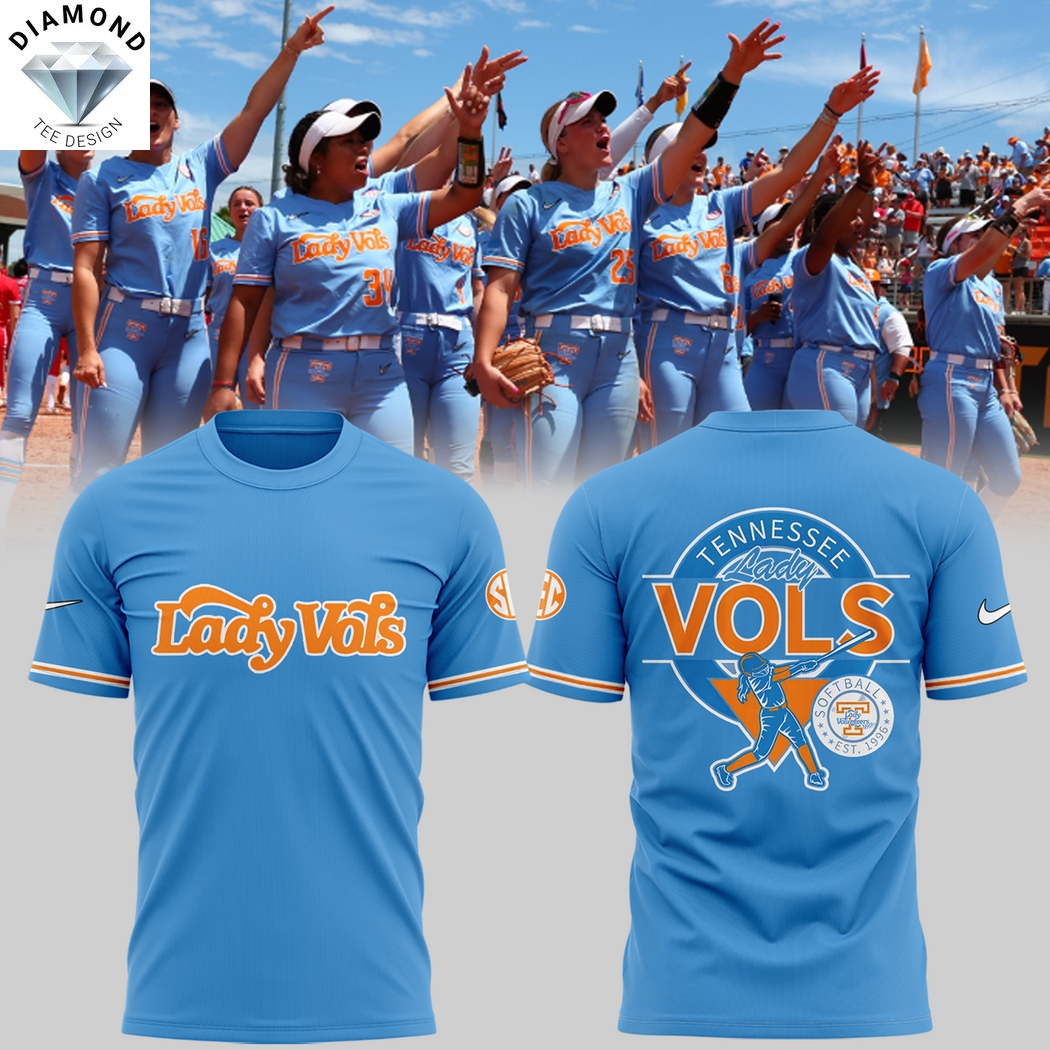 Tennessee Volunteers Lady Softball 2025 3D T-Shirt Tennessee Volunteers Lady Softball 2025 3D T-Shirt