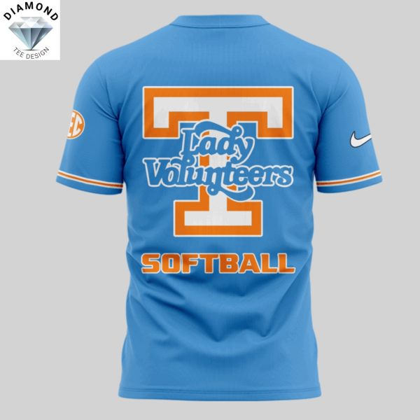 Tennessee Volunteers Lady Softball 2025 3D T-Shirt – Blue