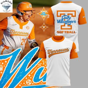 Tennessee Volunteers Lady Softball 2025 3D T-Shirt – Orange