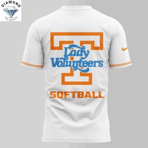 Tennessee Volunteers Lady Softball 2025 3D T-Shirt – White
