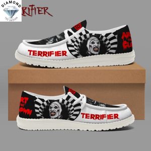 Terrifier Art The Clown Hey Dude Shoes