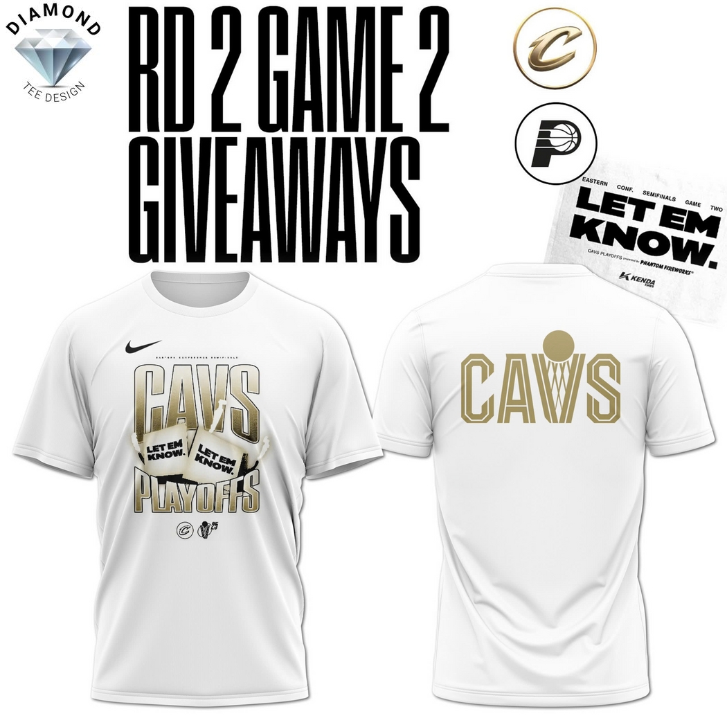 The 2025 Cleveland Cavaliers Playoff Let Em Know 3D T-Shirt The 2025 Cleveland Cavaliers Playoff Let Em Know 3D T-Shirt