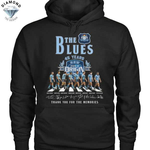 The Blues New South Wales Blues 1980-2025 Signature Thank You For The Memories Signature Unisex T-Shirt