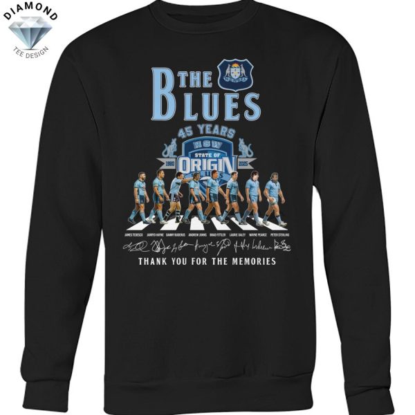 The Blues New South Wales Blues 1980-2025 Signature Thank You For The Memories Signature Unisex T-Shirt