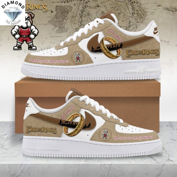 The Lord Of The Rings x Georgia Bulldogs One Ring To Rule Them All Bulldogs Air Force Shoes