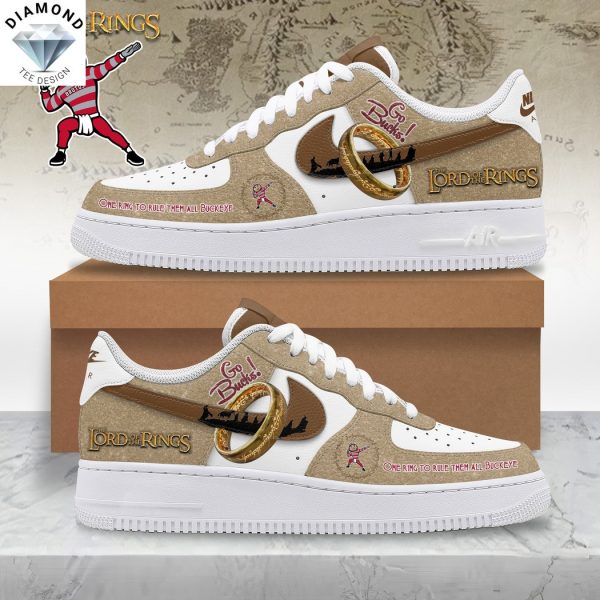 The Lord Of The Rings x Ohio State Buckeyes One Ring To Rule Them All Buckeyes Air Force Shoes