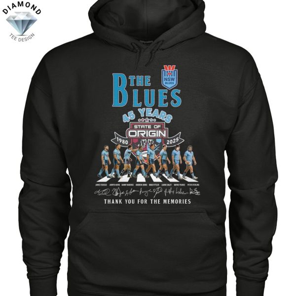 The New South Wales Blues 45 Years 1980-2025 Signature Thank You For The Memories Unisex T-Shirt