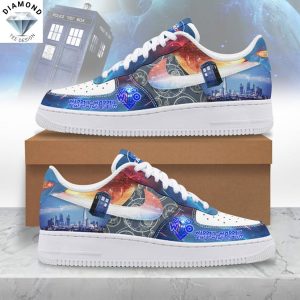 The Who Wibbly Wobbly Timey Wimey Stuff Air Force Shoes