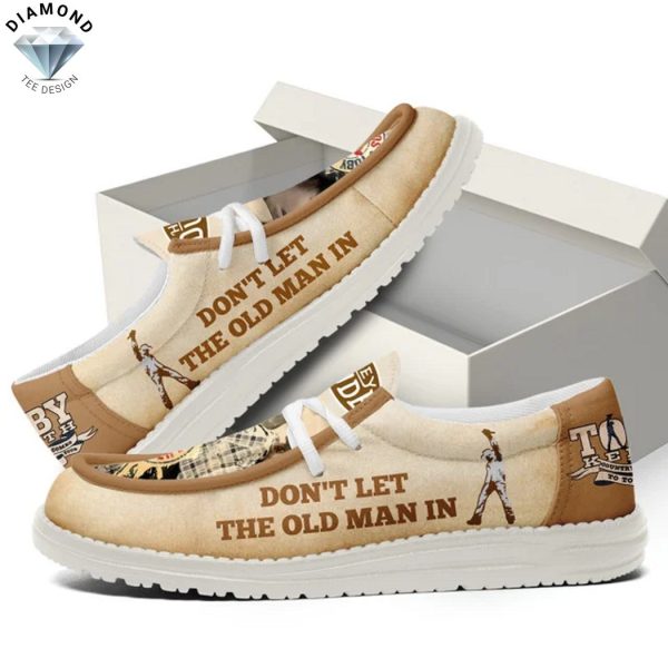 Toby Keith Dont Let The Old Man In Hey Dude Shoes