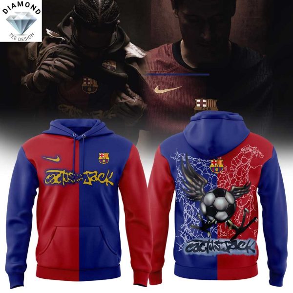 Travis Scott Brings Cactus Jack To El Clssico With FC Barcelona Hoodie