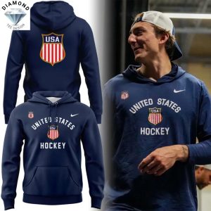 USA Hockey World Champions Blue Hoodie