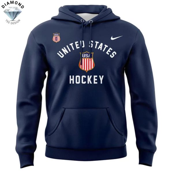 USA Hockey World Champions Blue Hoodie