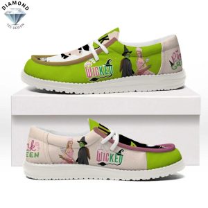 Wicked Pink And Green Hey Dude Shoes