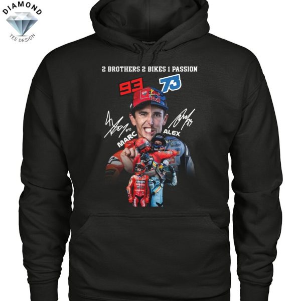 2 Brothers 2 Bikes 1 Passion Marc Marquez x Alex Marquez Signature Unisex T-Shirt
