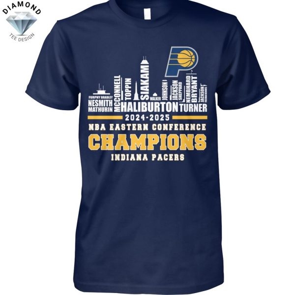 2024-2025 Indiana Pacers Eastern Conference Champions 2025 Unisex T-Shirt