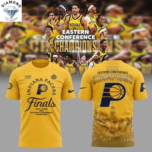 2025 Eastern Conference Champions Indiana Pacers 3D T-Shirt