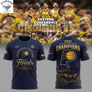 2025 Eastern Conference Champions Indiana Pacers Finals 3D T-Shirt