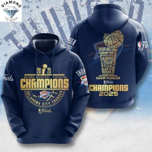 2025 Oklahoma City Thunder NBA Champions Hoodie