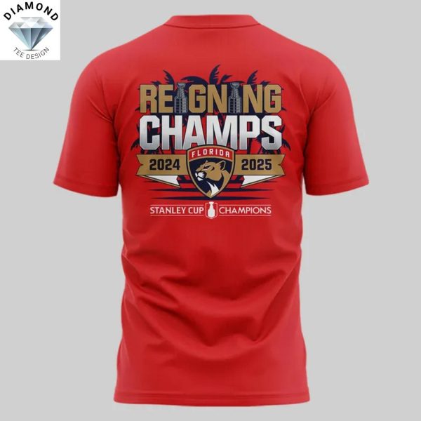 2025 Stanley Cup Champs Florida Panthers The Hunt 3D T-Shirt