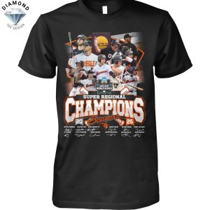 2025 Super Regional Champions Oregon State Beavers Signature Unisex T-Shirt