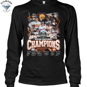2025 Super Regional Champions Oregon State Beavers Signature Unisex T-Shirt