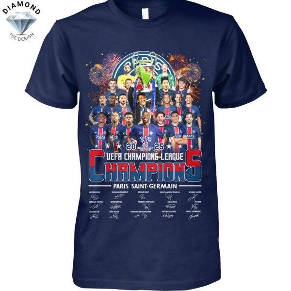 2025 UEFA Champions League Paris Saint-Germain Signature Unisex T-Shirt