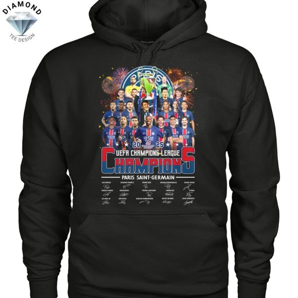 2025 UEFA Champions League Paris Saint-Germain Signature Unisex T-Shirt