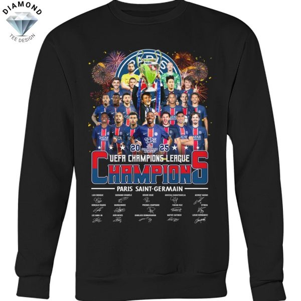 2025 UEFA Champions League Paris Saint-Germain Signature Unisex T-Shirt