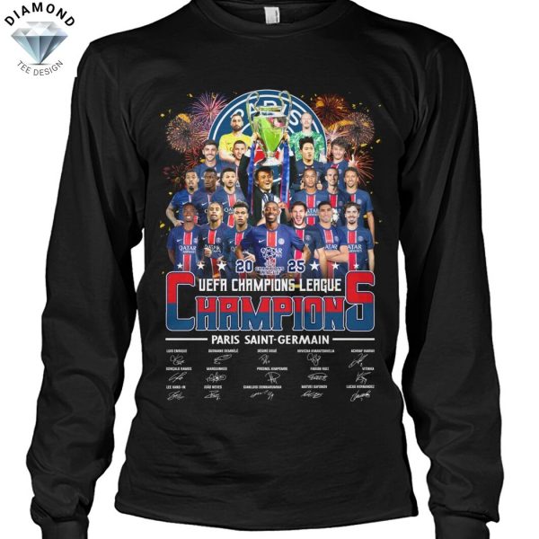 2025 UEFA Champions League Paris Saint-Germain Signature Unisex T-Shirt