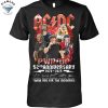 The Redskins Washington Commanders Signature Thank You For The Memories Unisex T-Shirt
