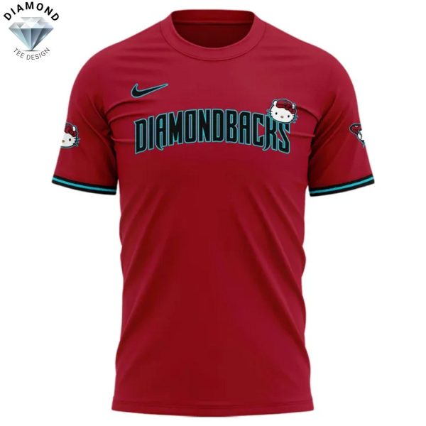 Arizona Diamondbacks Sweet Style Kitty Charm 3D T-Shirt