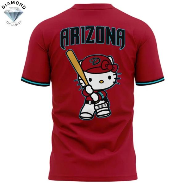 Arizona Diamondbacks Sweet Style Kitty Charm 3D T-Shirt