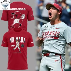 Arkansas Razorbacks No-Maha Gage Wood 3D T-Shirt