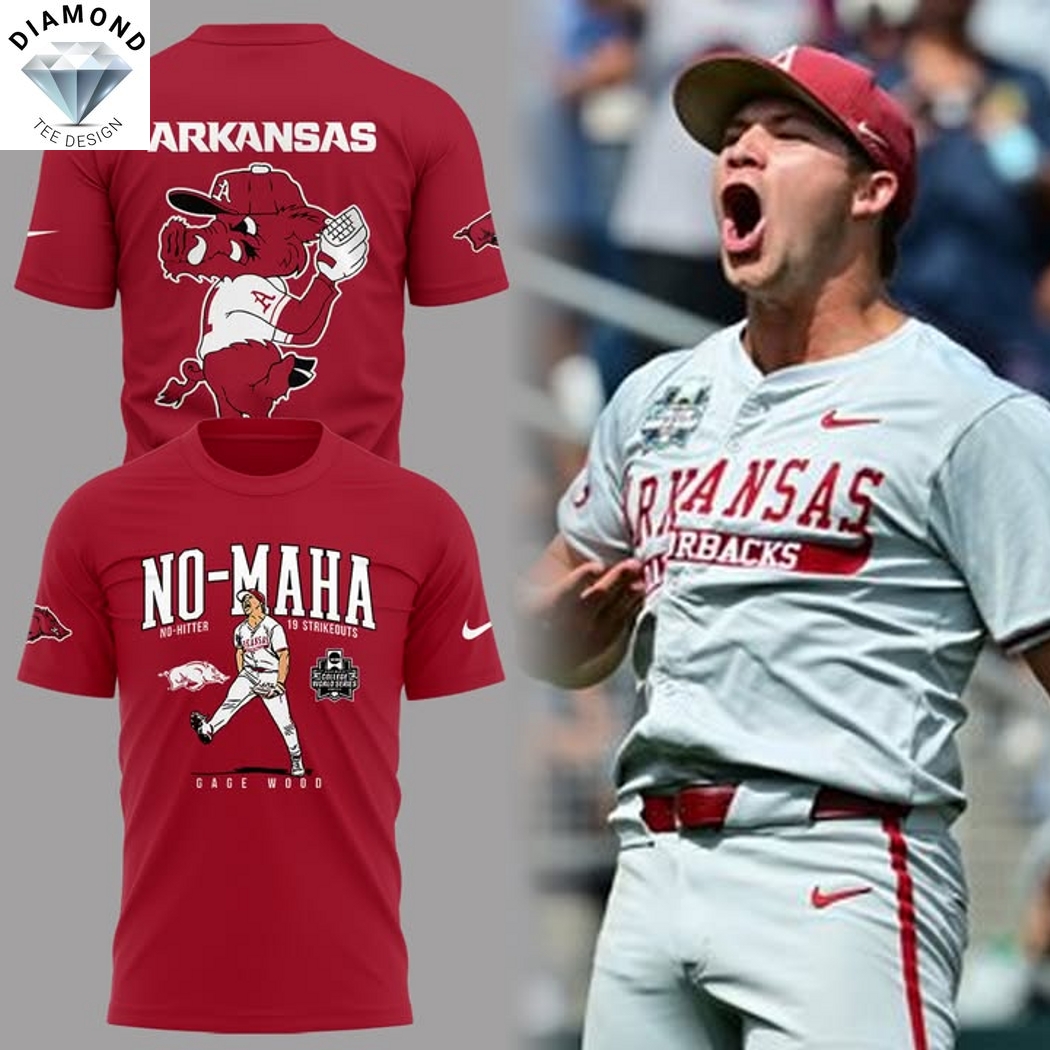 Arkansas Razorbacks No-Maha Gage Wood 3D T-Shirt Arkansas Razorbacks No-Maha Gage Wood 3D T-Shirt