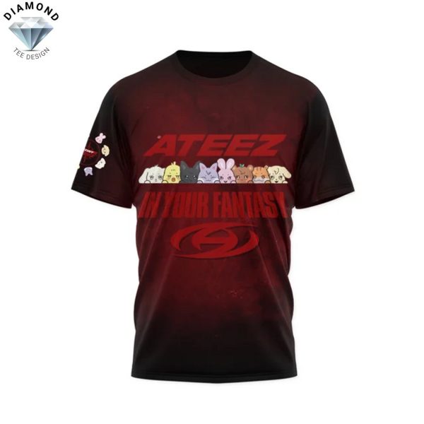 Ateez In Your Fantasy 2025 3D T-Shirt