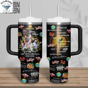 Brian Wilson 1942-2025 God Only Knows What Id Be Without You Tumbler With Handle And Straw